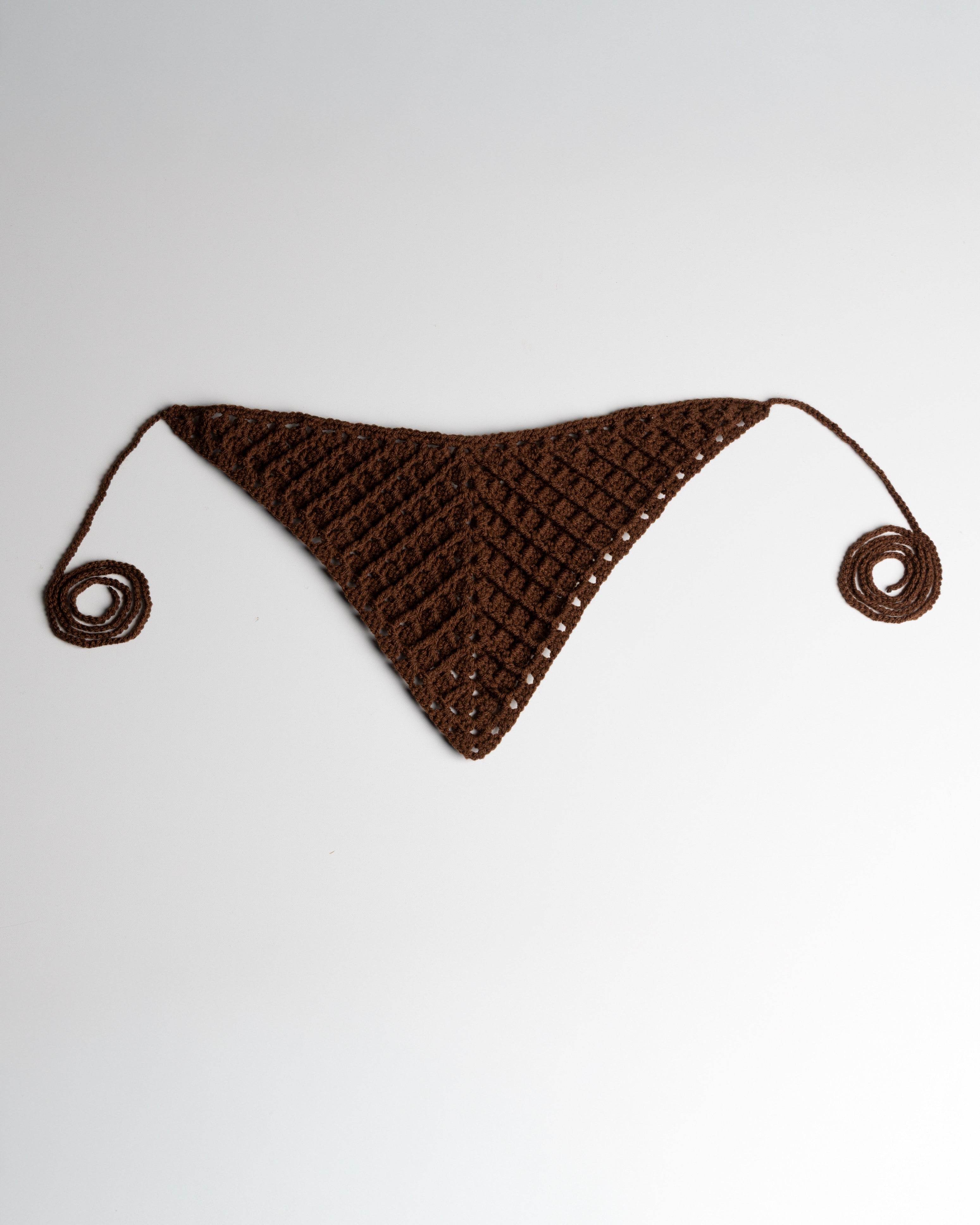 Asymmetrischer Taillen- und Hüftgürtel in Dunkelbraun