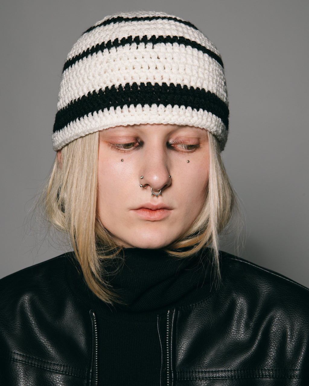 Streifen Beanie