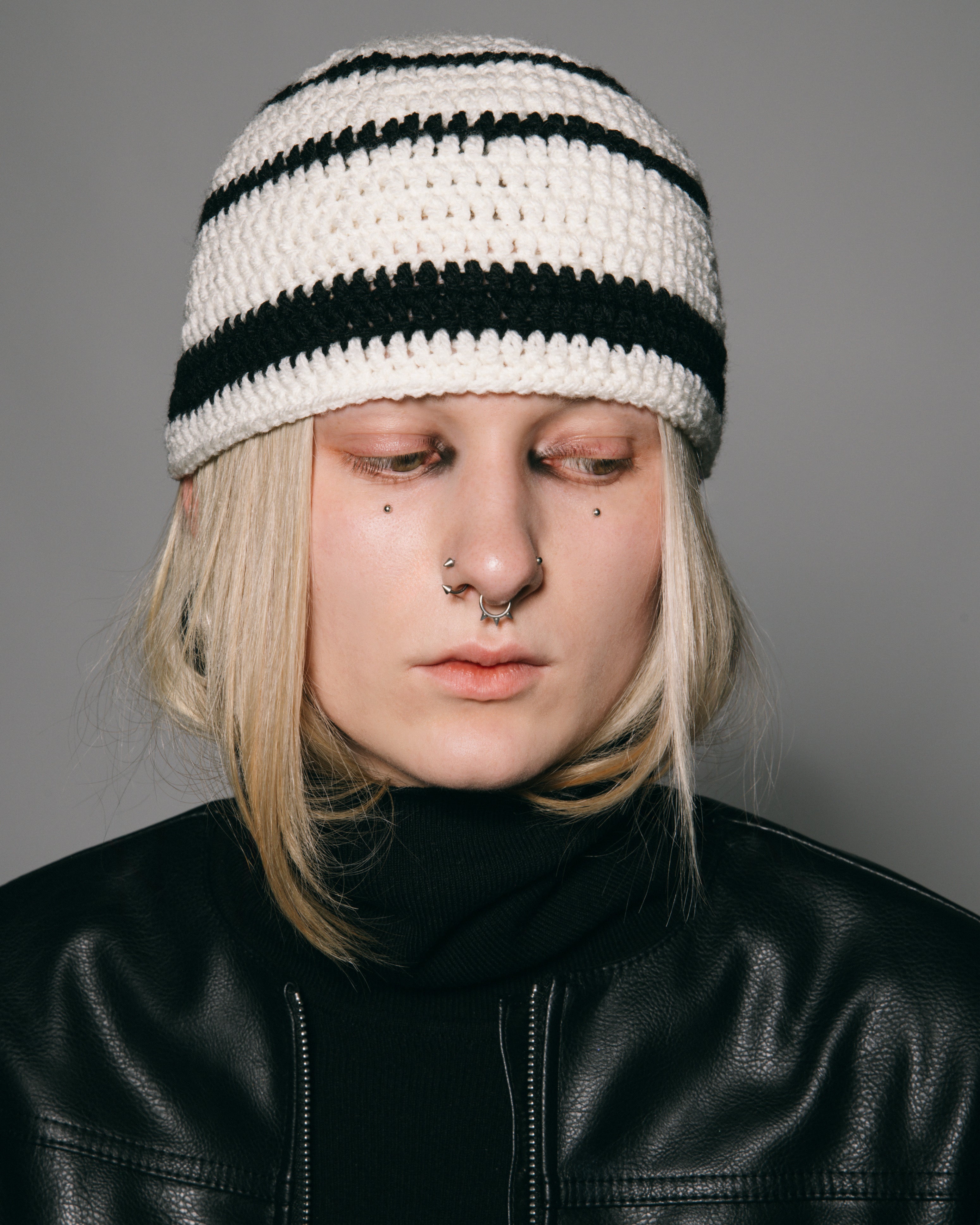 Streifen Beanie