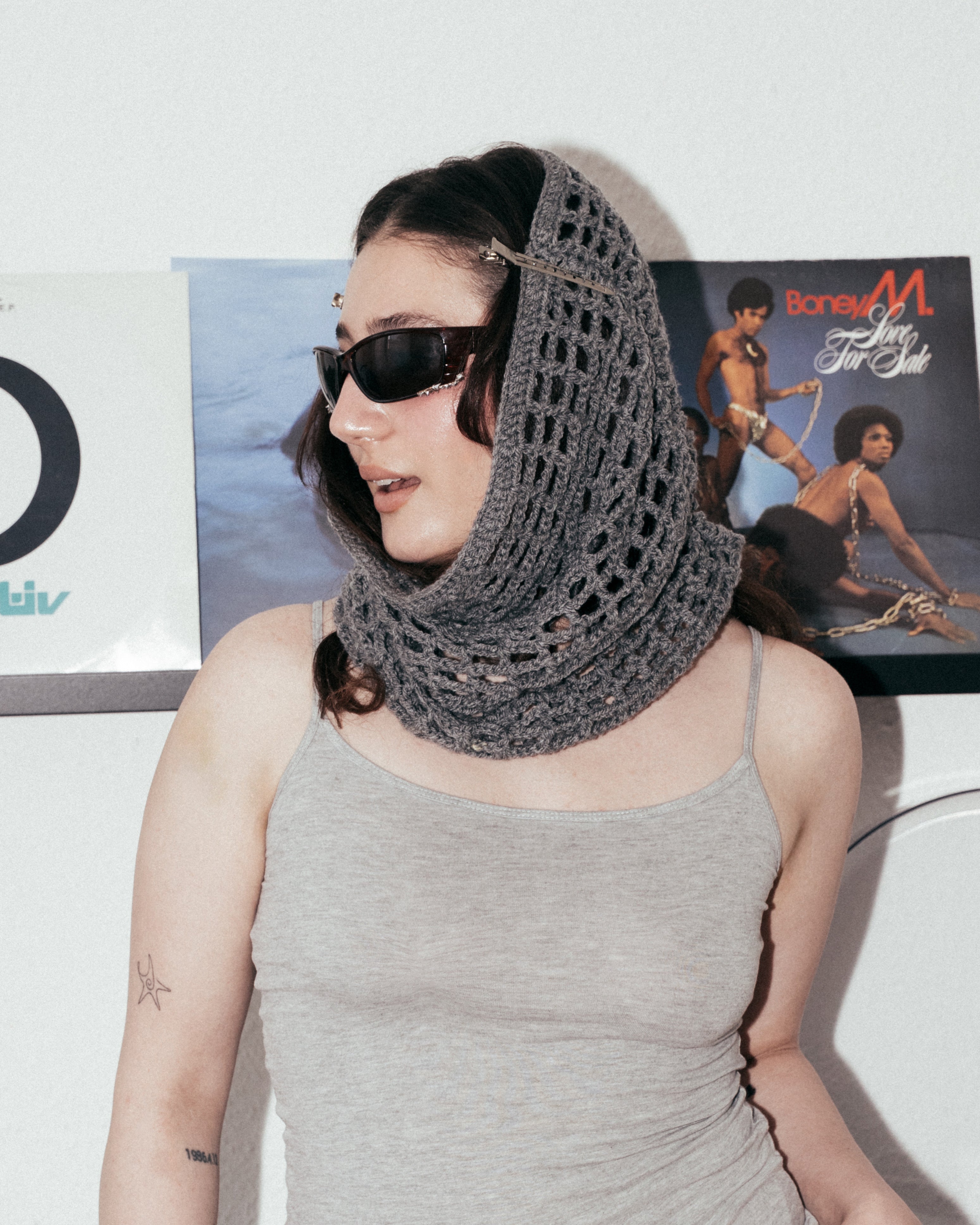 Mesh Balaclava grey