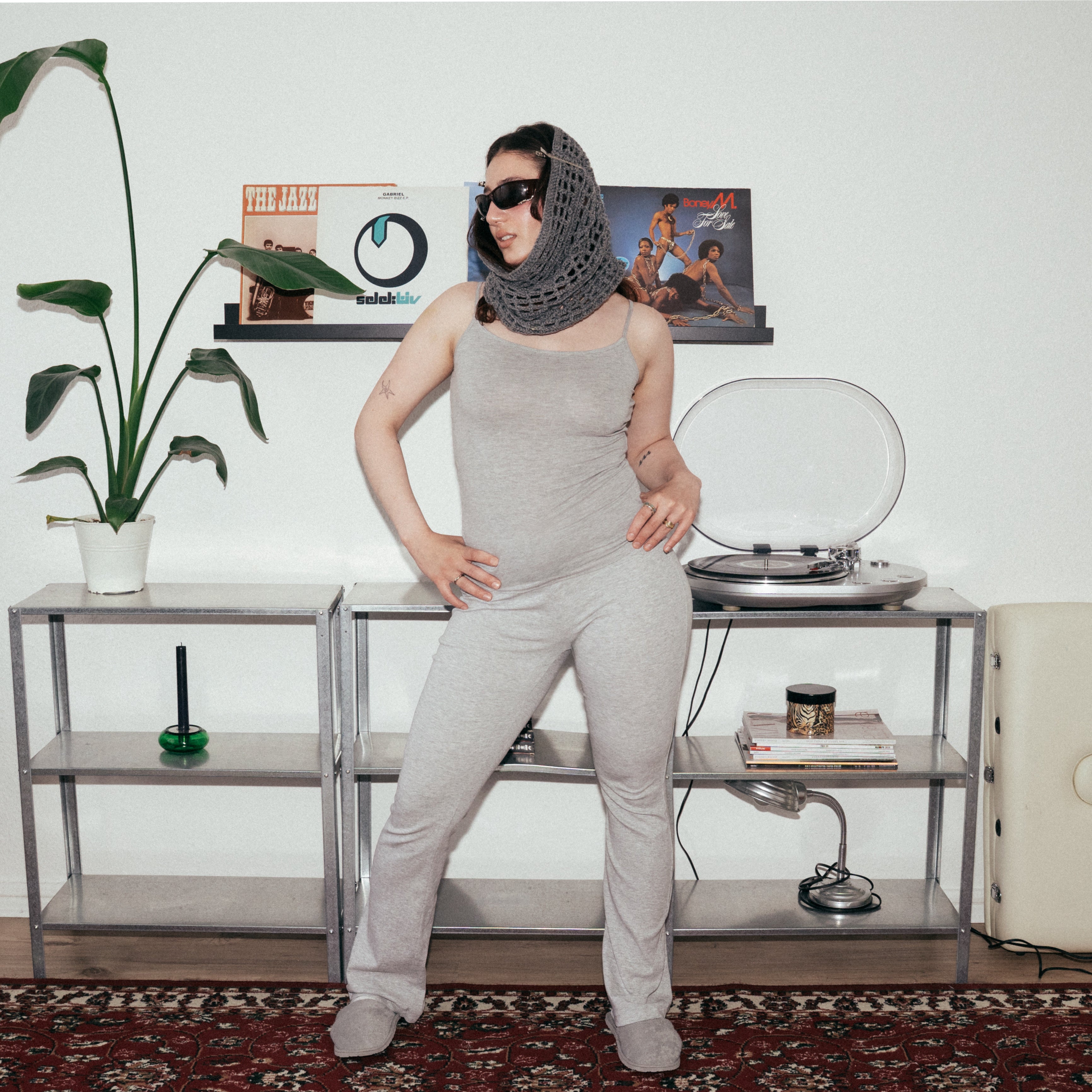 Mesh Balaclava grey