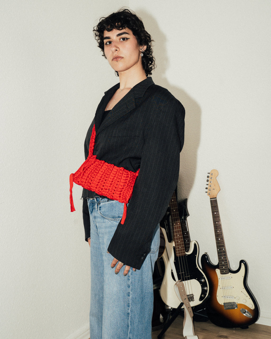 Shoulder bag red